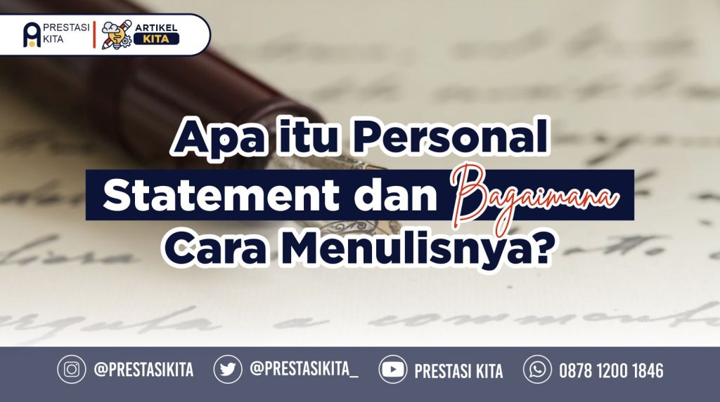 apa itu personal statement